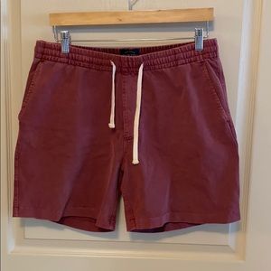 J.Crew Drawstring Maroon shorts size M